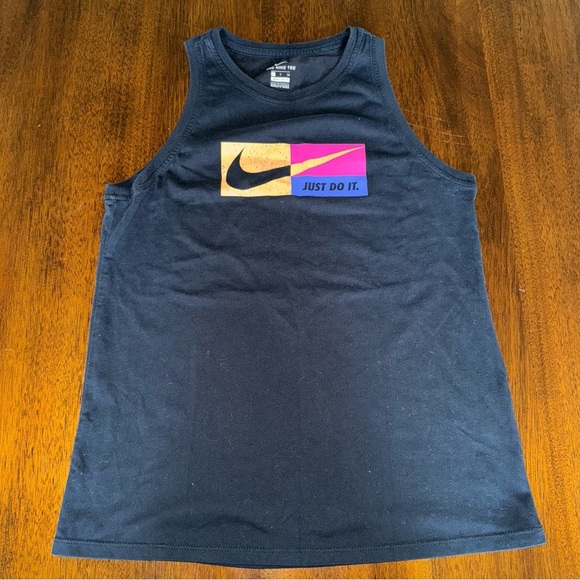 Nike Dri-FIT Icon Clash Graphic Training‎ Tank Top Black Size Small - Picture 2 of 5